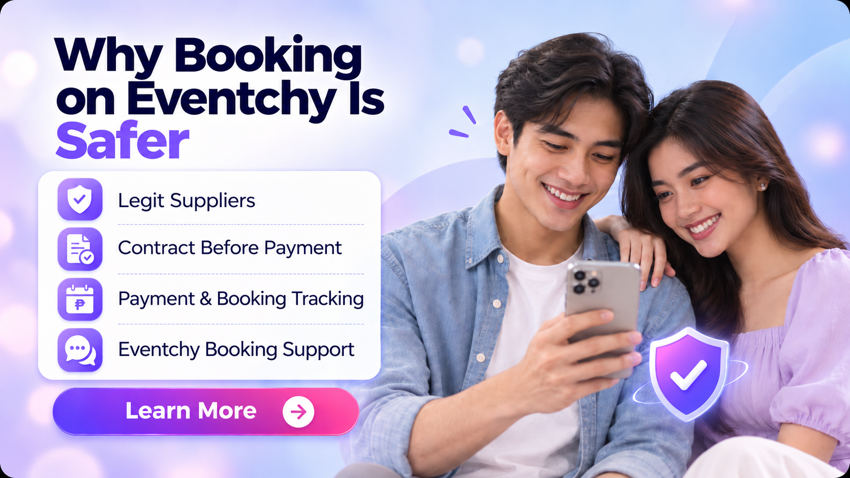 Why is booking on Eventchy Safer?