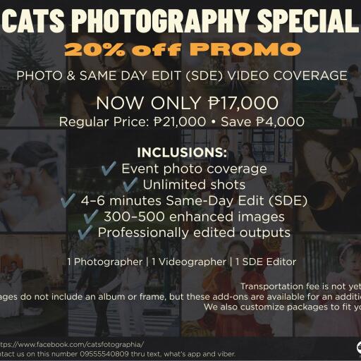 CATS PHOTOGRAPHY PHOTO AND SDE PROMO