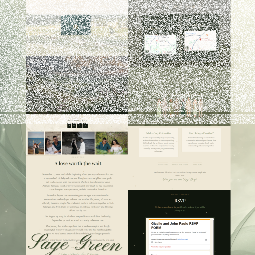 Standard Package Wedding/Event Website