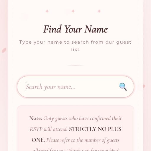 RSVP SYSTEM (Smart RSVP)
