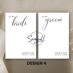 Custom Vow Booklet