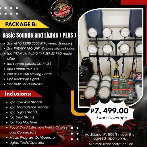 Package B: Basic Sounds and Lights (PLUS)