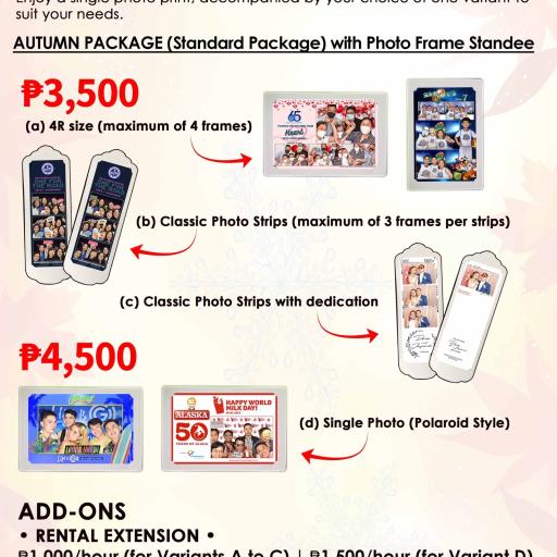 Photo Booth - Autumn Package