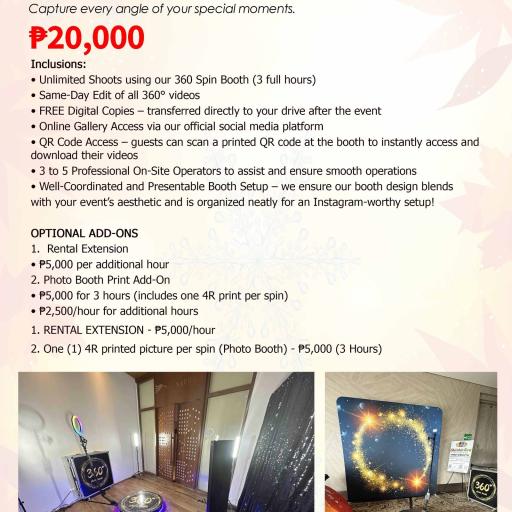 SHASHINTORU 360° VIDEO BOOTH PACKAGE