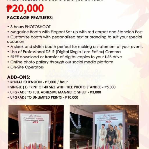 SHASHINTORU MAGAZINE BOOTH PACKAGE
