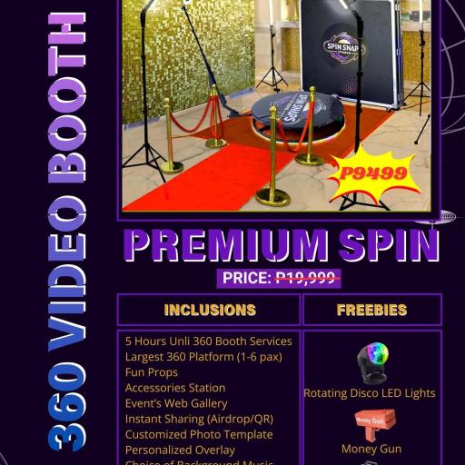 360 Booth - Premium Spin
